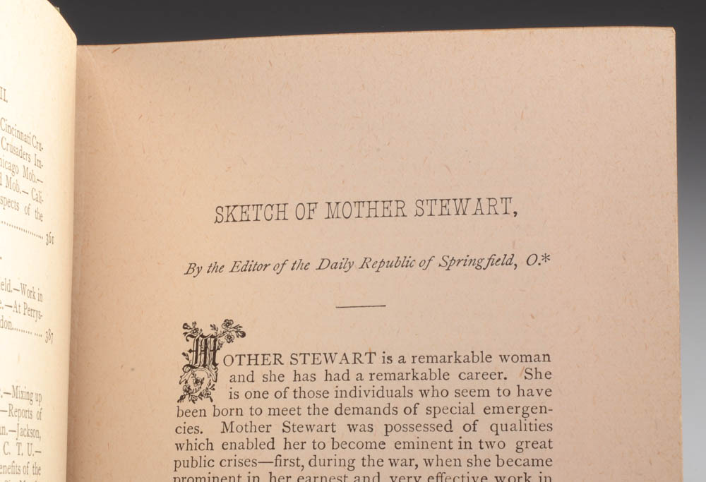 1890 "Memories of the Crusade" - Temperance Movement