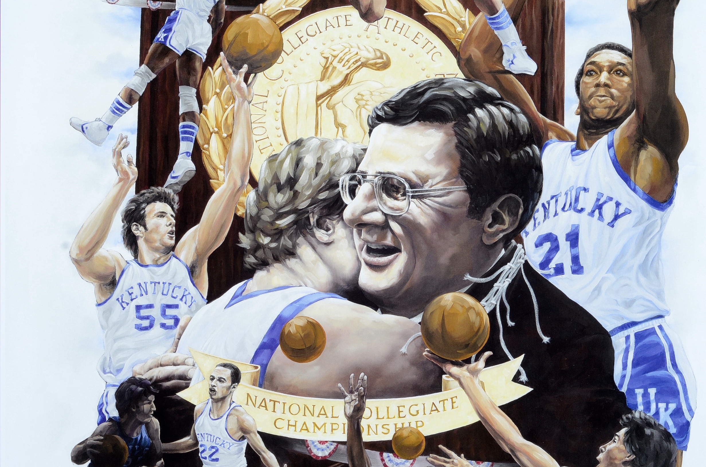 University Of Kentucky 1978 NCAA Basketball Champions Poster
