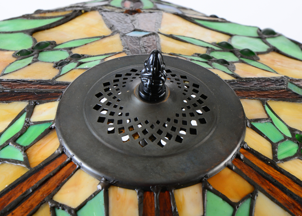Tiffany Style Stained Glass Shade Floor Lamp