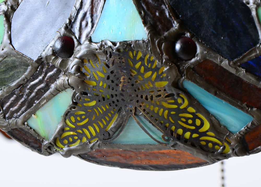 Tiffany Style Stained Glass Shade Floor Lamp