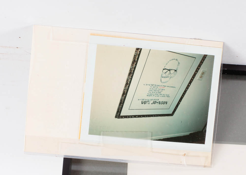 Ben Shahn "Vote Johnson" Signed Original Serigraph Print