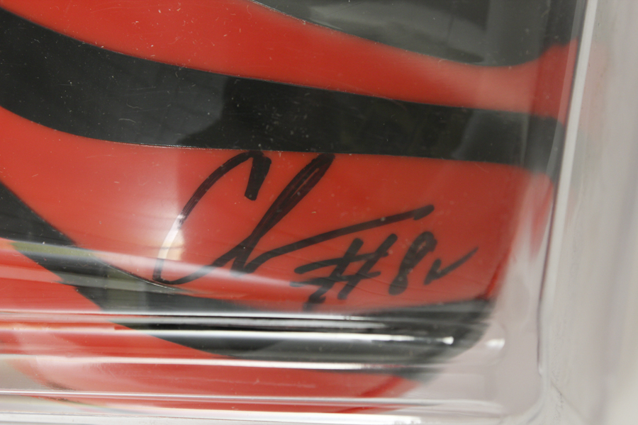 Pair of Signed Chad Johnson Helmets