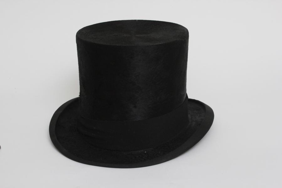 Vintage Beaver Dunlap Derby Top Hat