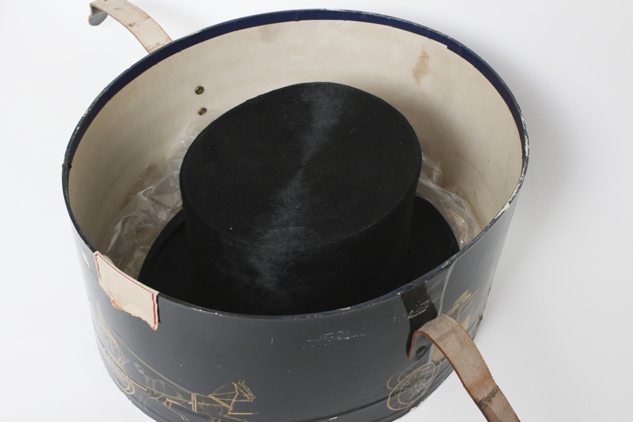 Vintage Beaver Dunlap Derby Top Hat