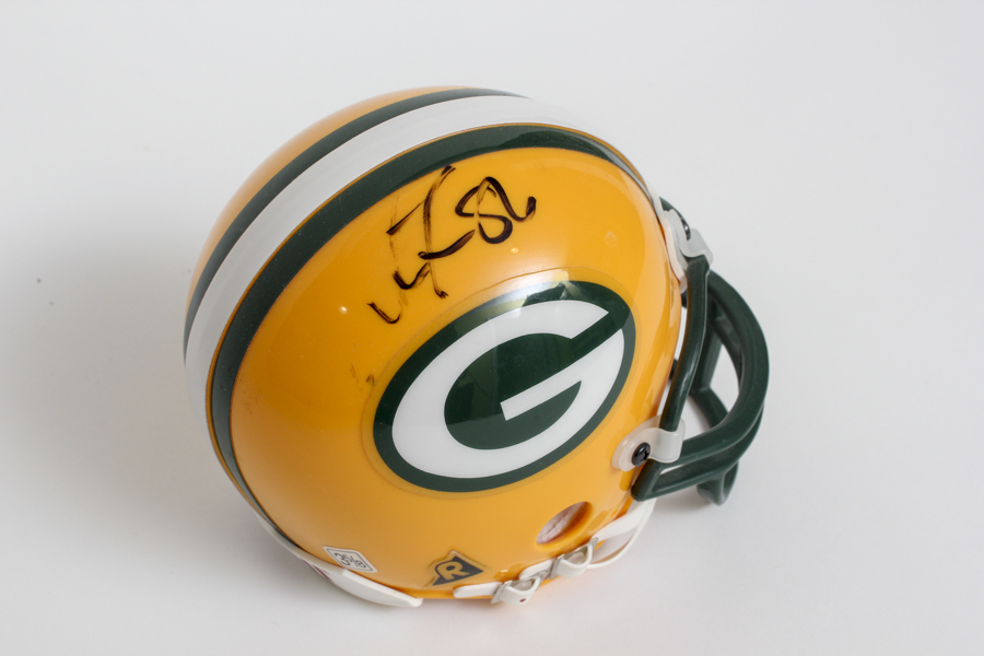 Signed Antonio Freeman Mini Helmet