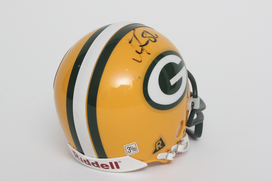Signed Antonio Freeman Mini Helmet