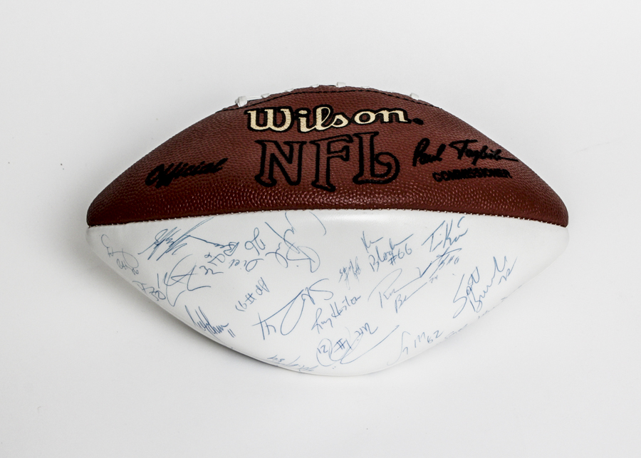 1997 Cincinnati Bengals Team Signed Football
