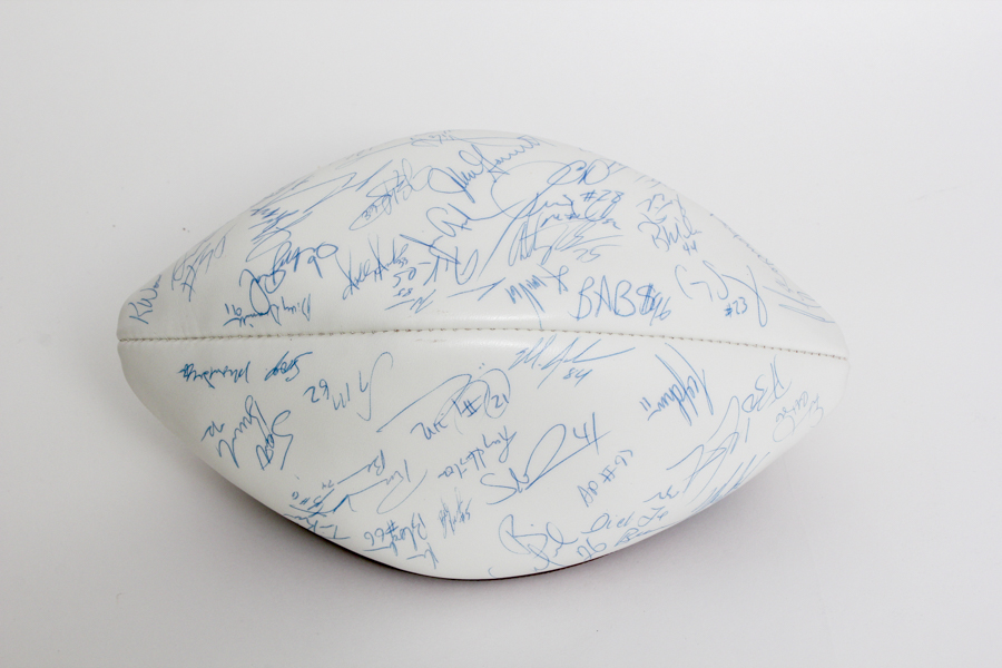 1997 Cincinnati Bengals Team Signed Football