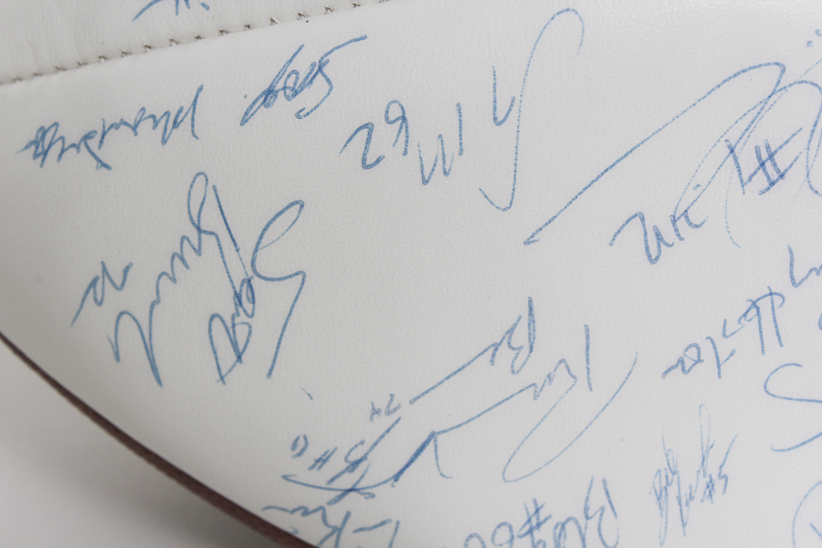 1997 Cincinnati Bengals Team Signed Football