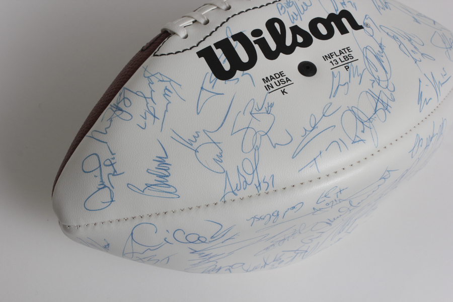 1997 Cincinnati Bengals Team Signed Football