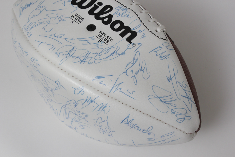 1997 Cincinnati Bengals Team Signed Football