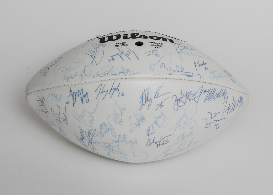 1996 Cincinnati Bengals Signed Football