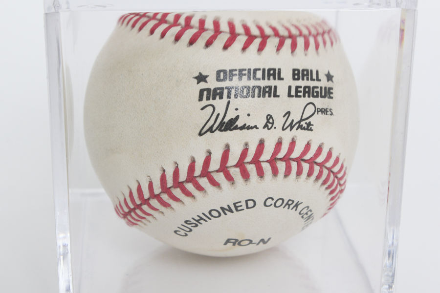 Hank Aaron Signed Baseball