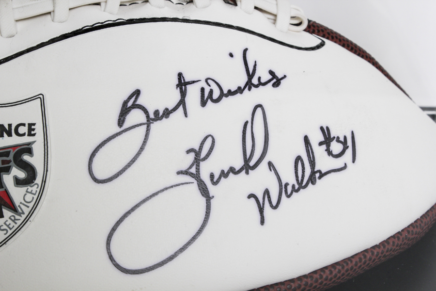 Herschel Walker Signed Football