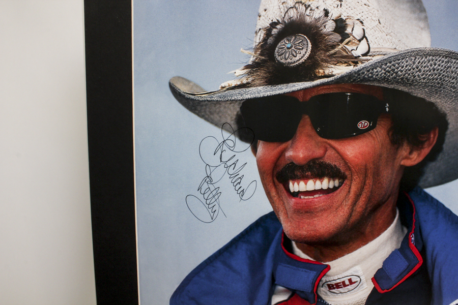 Richard Petty Signed Nascar Poster