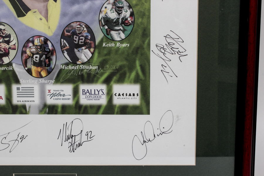 Signed Ron Jaworski's Celebrity Golf Challenge Poster