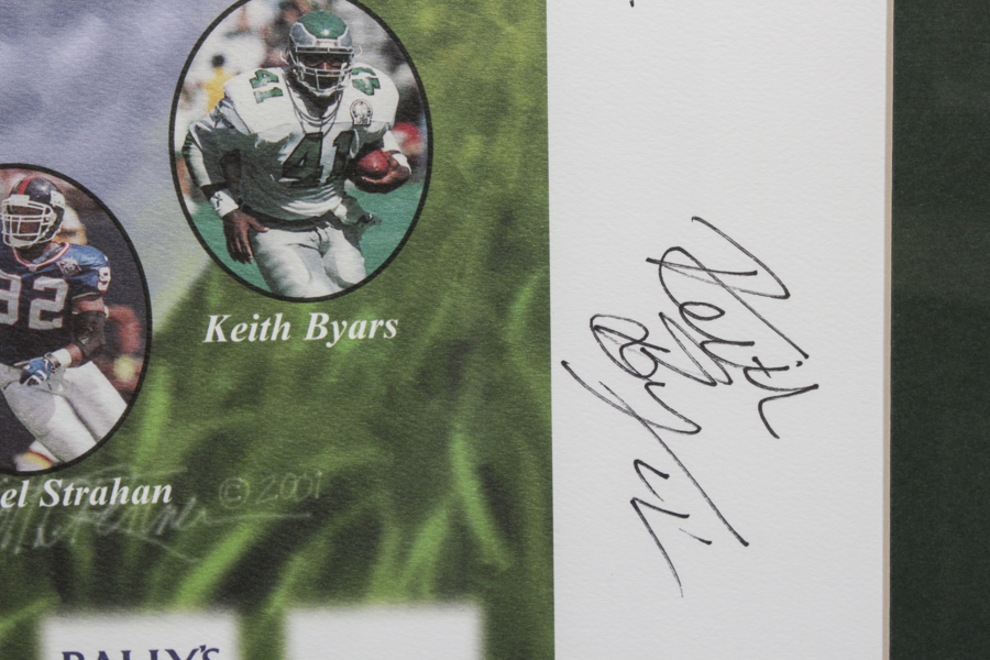 Signed Ron Jaworski's Celebrity Golf Challenge Poster