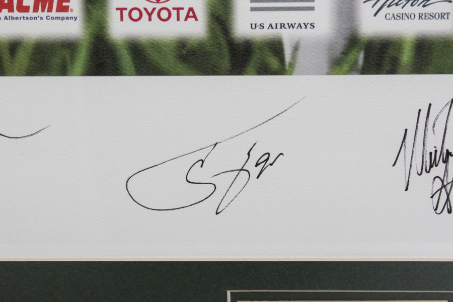 Signed Ron Jaworski's Celebrity Golf Challenge Poster