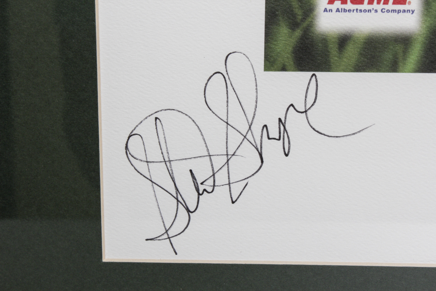 Signed Ron Jaworski's Celebrity Golf Challenge Poster