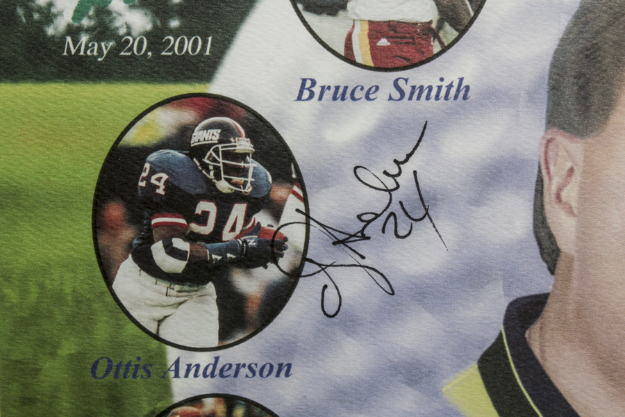 Signed Ron Jaworski's Celebrity Golf Challenge Poster