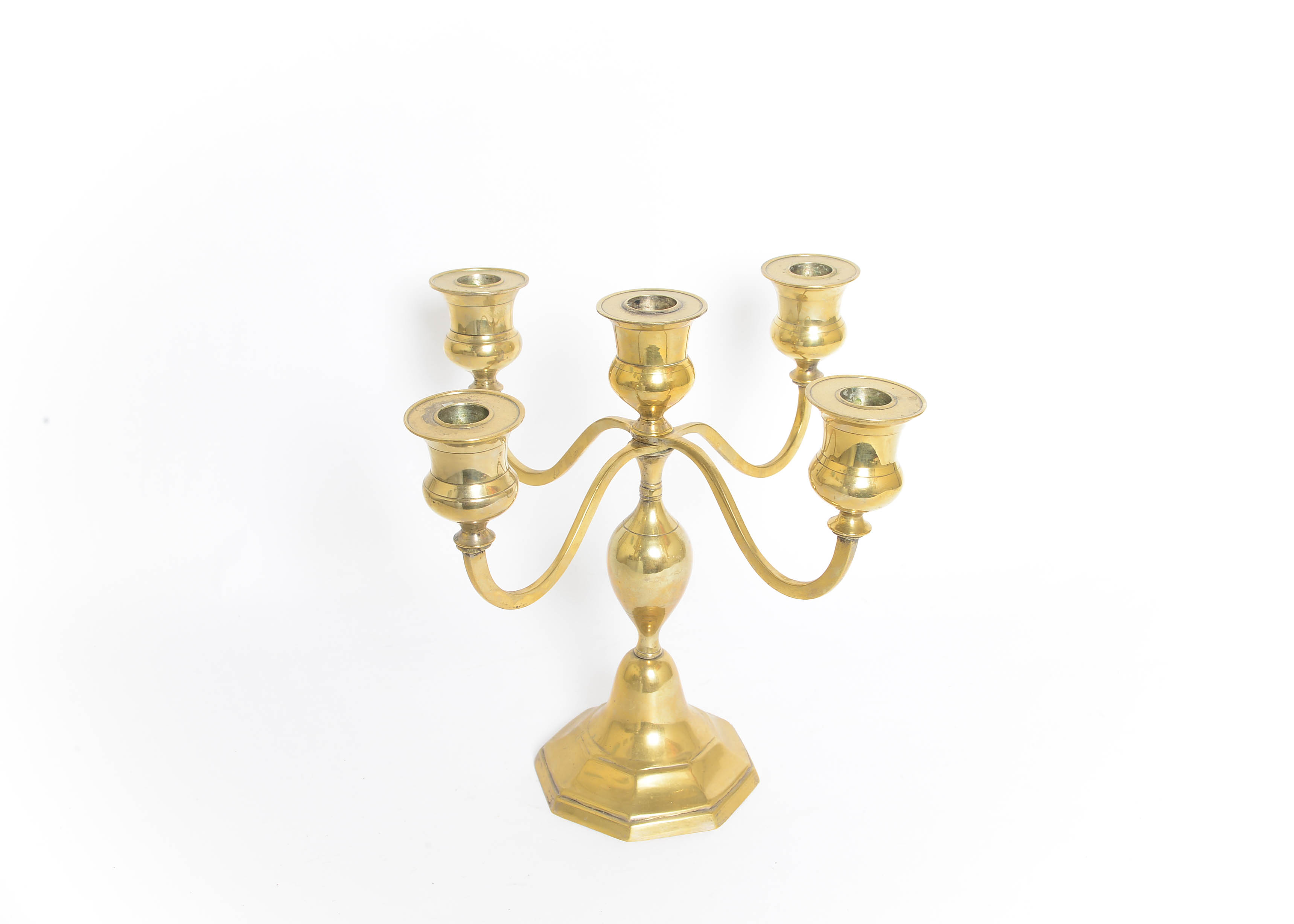 Vintage Brass Candle Holder