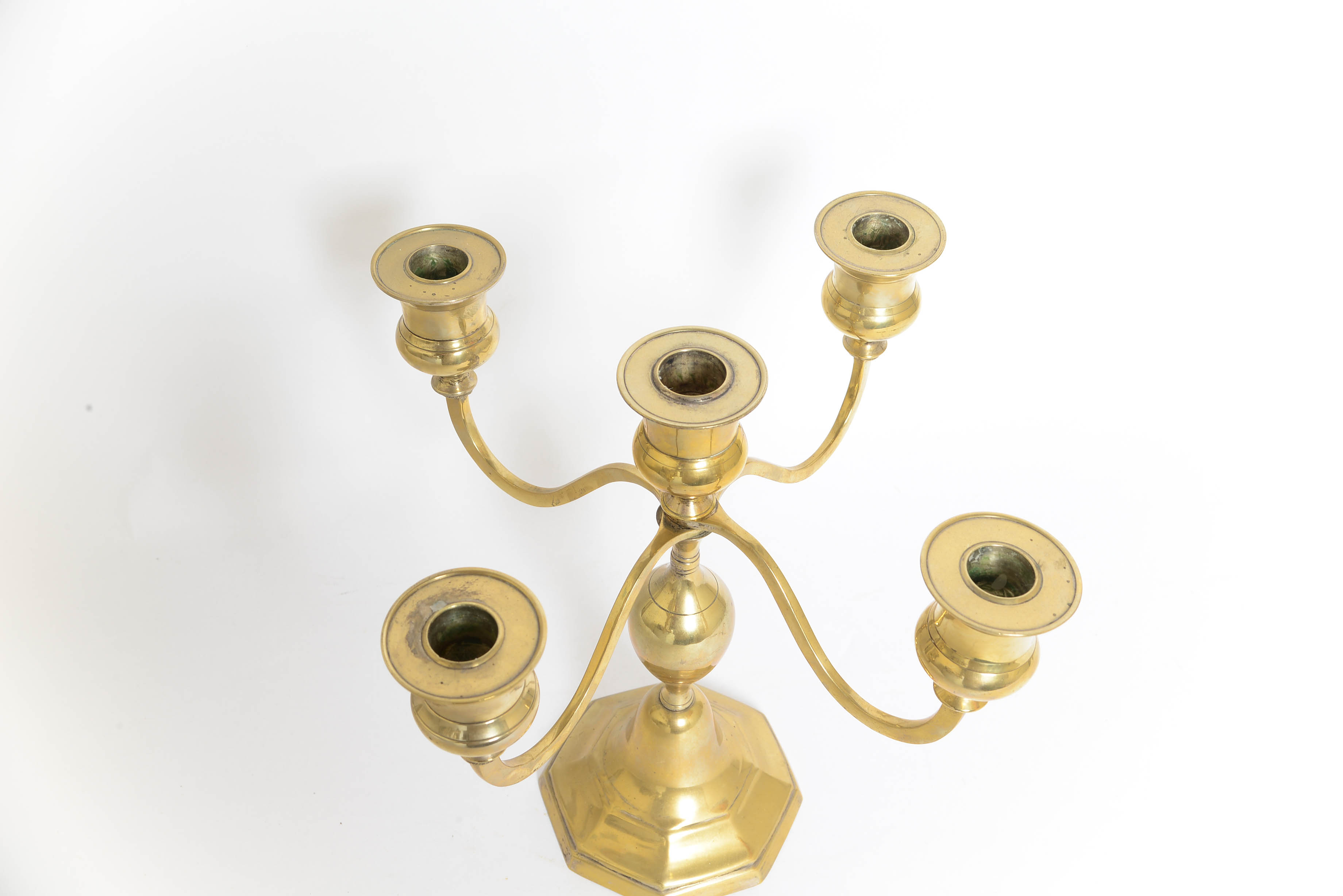 Vintage Brass Candle Holder