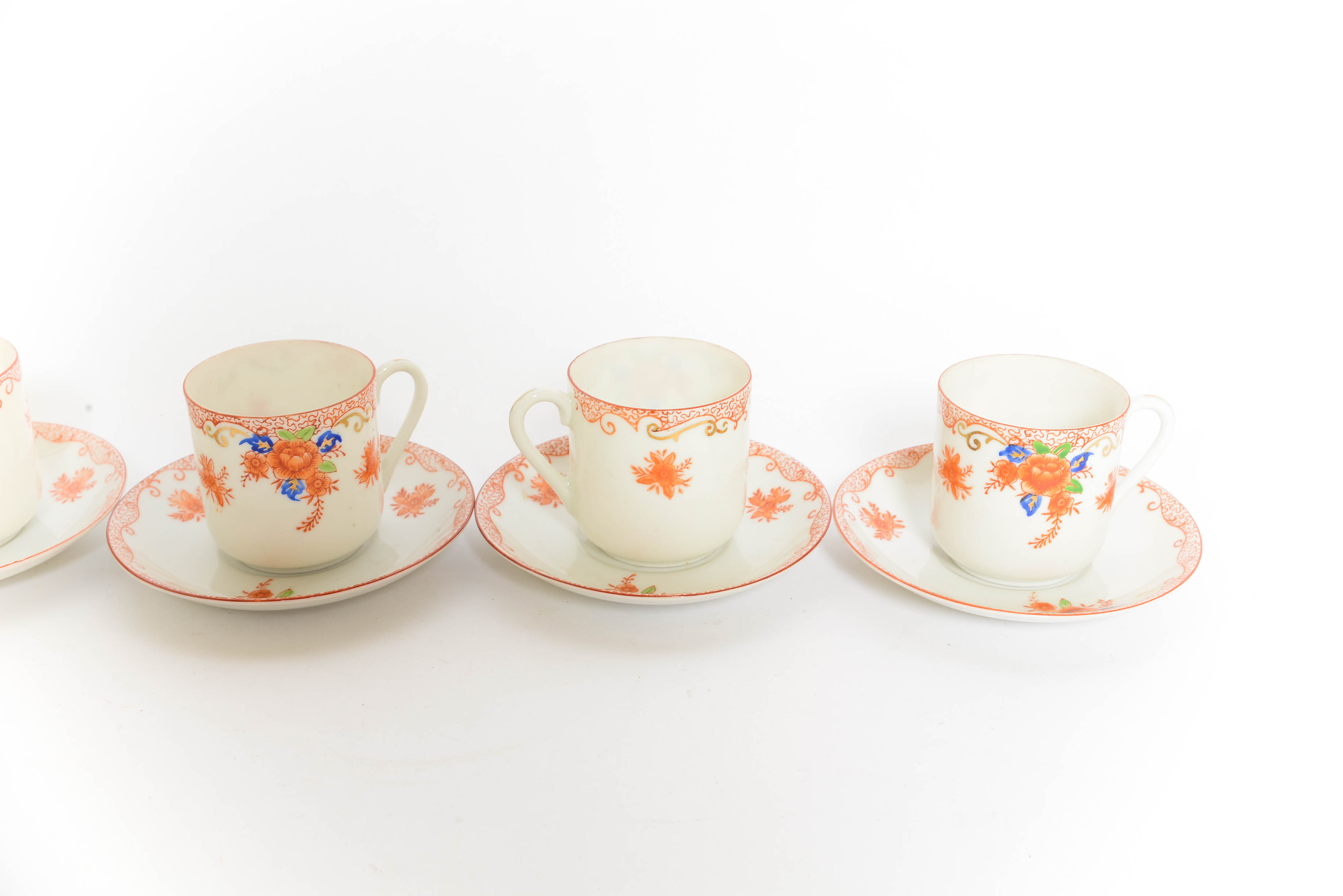 Vintage Chikaramachi 12 Piece Hand Painted Tea Set