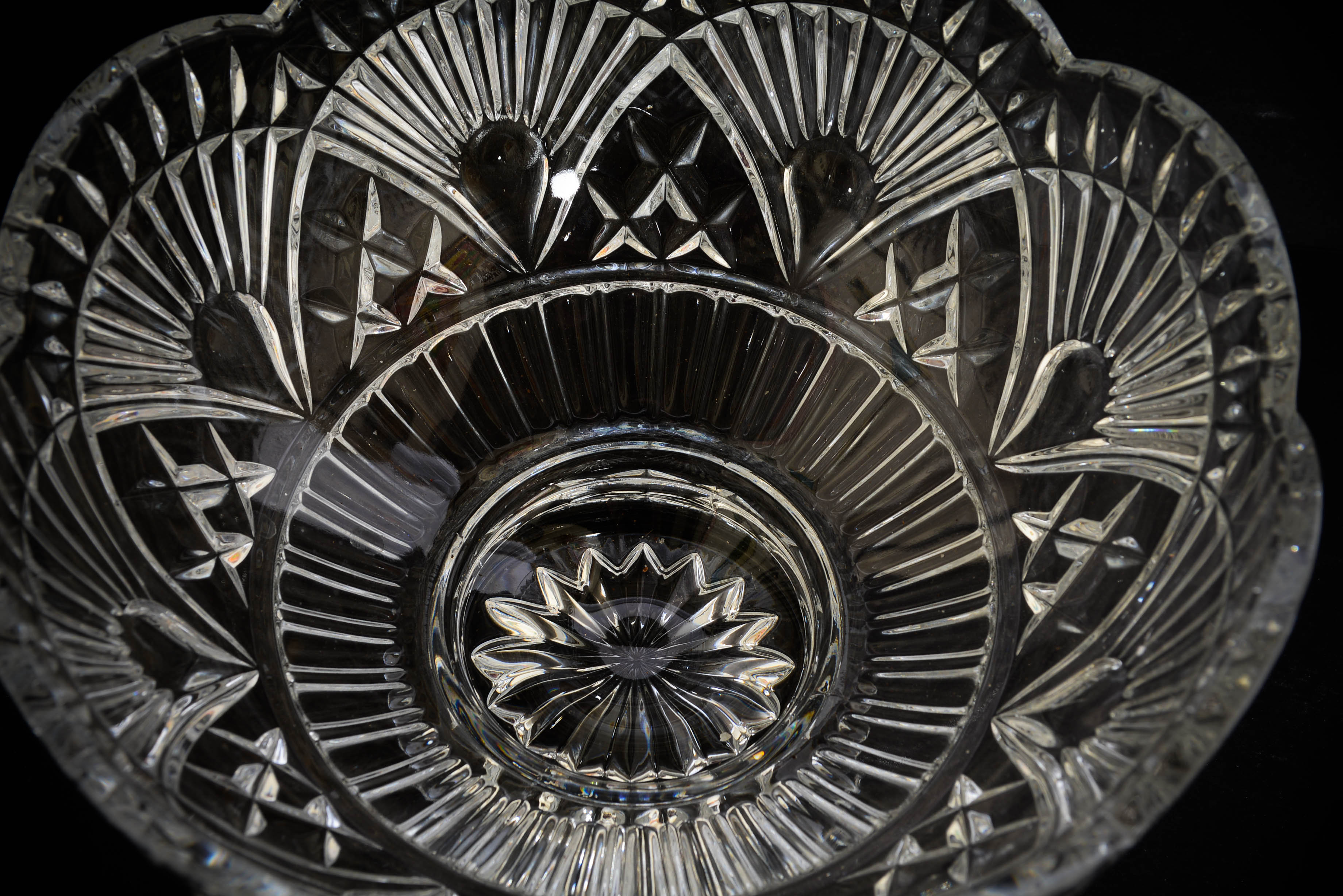 Vintage Cut Crystal Bowl