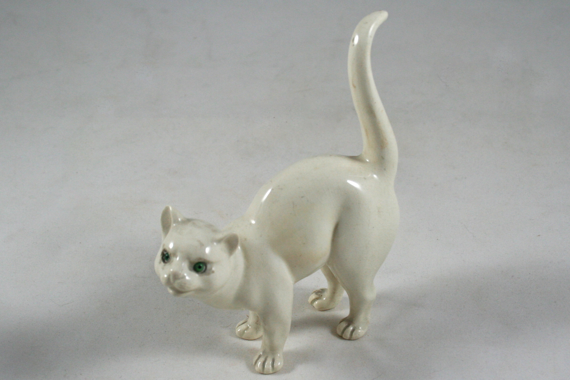 Vintage Wedgwood Cat and Nadal Figurine of Girl