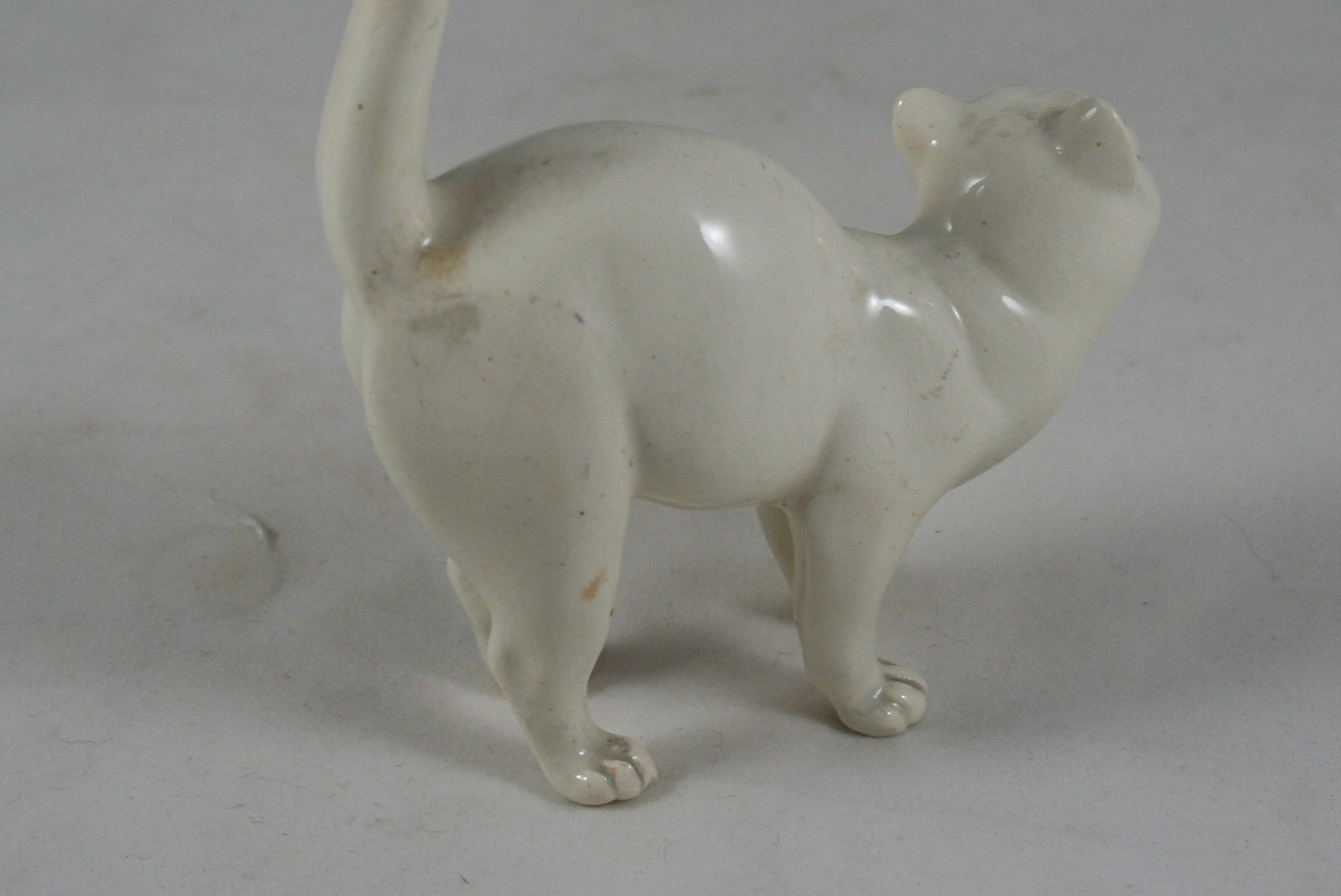 Vintage Wedgwood Cat and Nadal Figurine of Girl