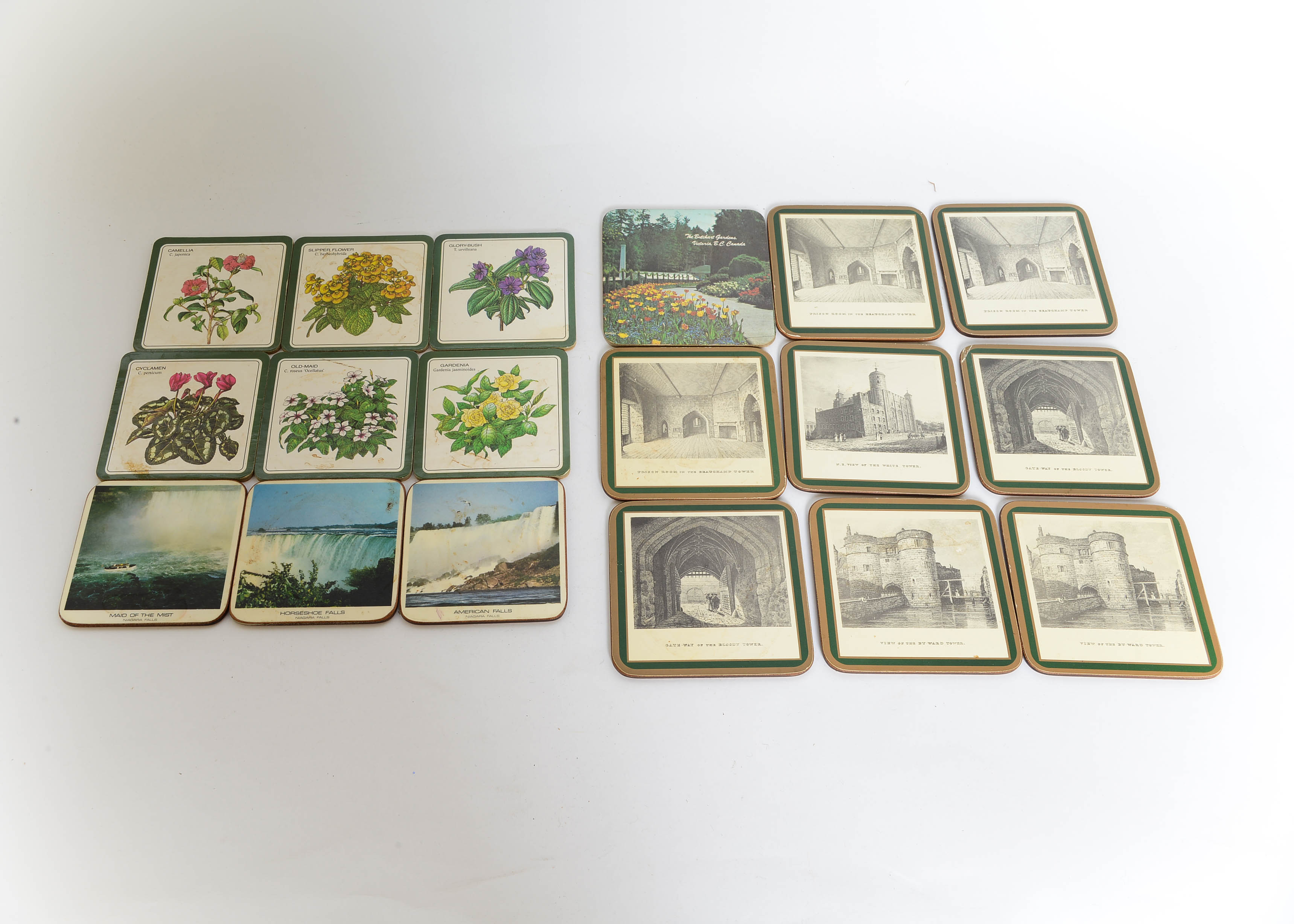 Collection of Vintage Coasters