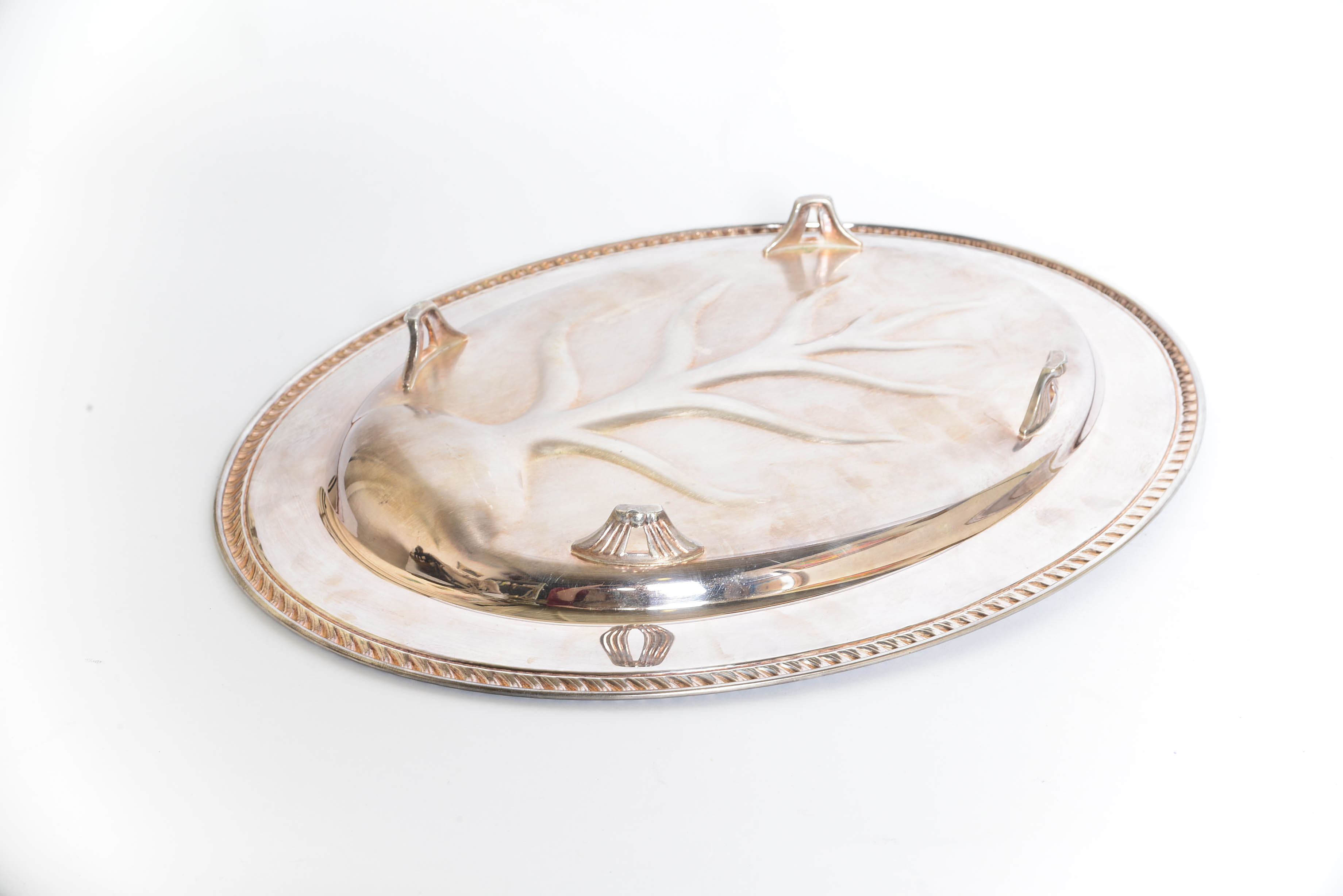 Vintage Silver Plated Platter and Bowl
