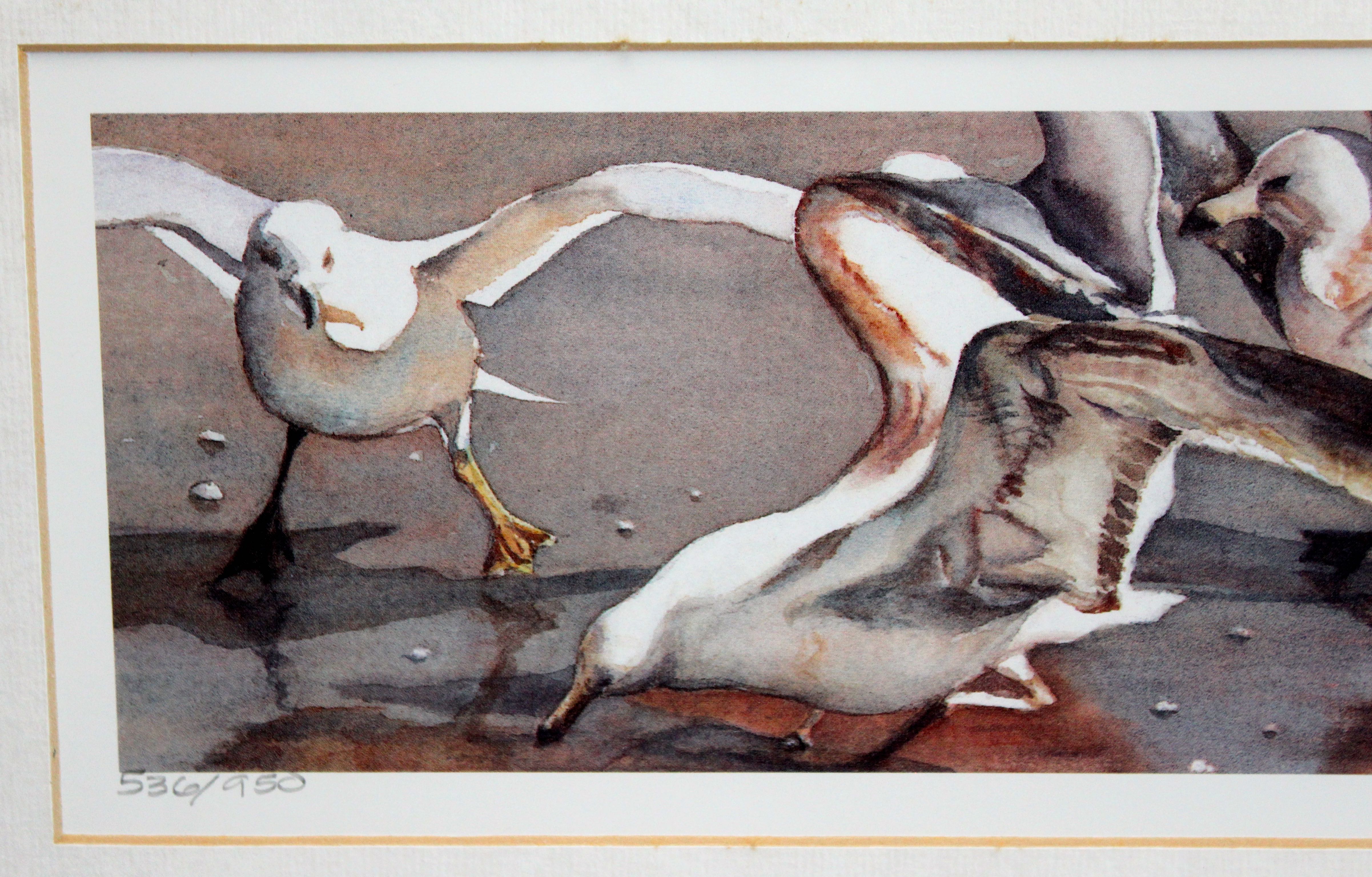 Limited Edition Signed Offset Lithograph "The Landing"