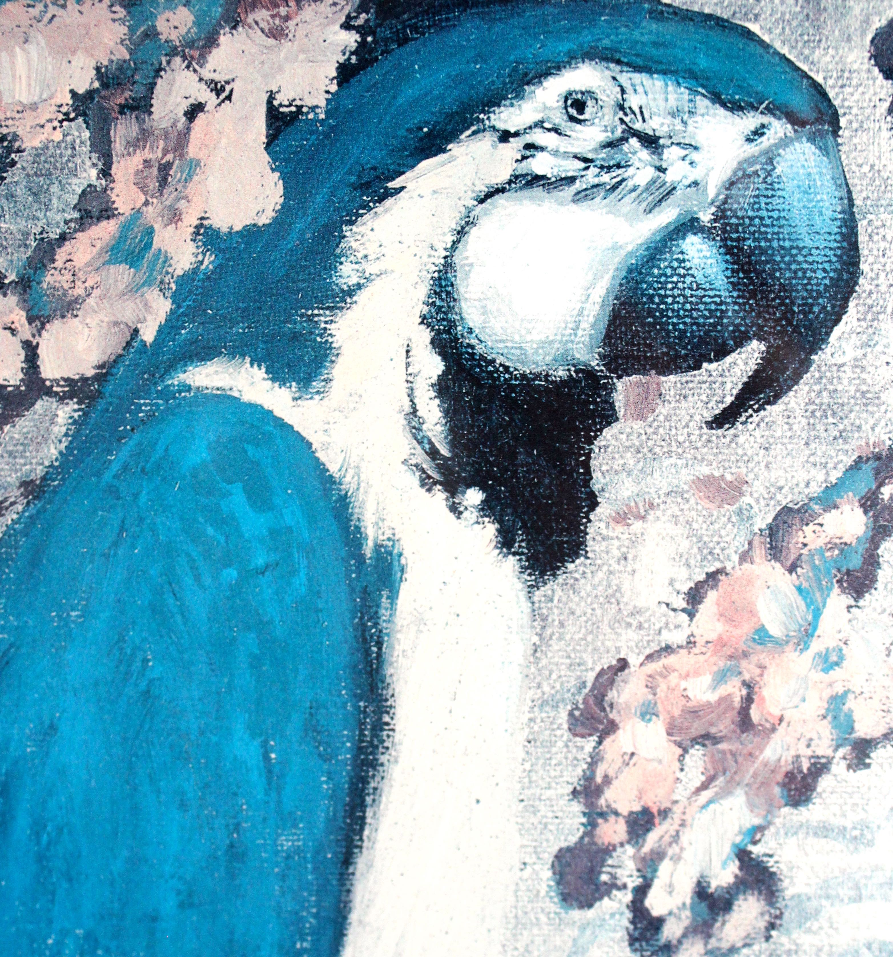 Pair of Framed Parrot Prints