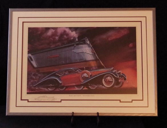 Jack Juratovic 'Road and Track' Series Signed and Numbered Print
