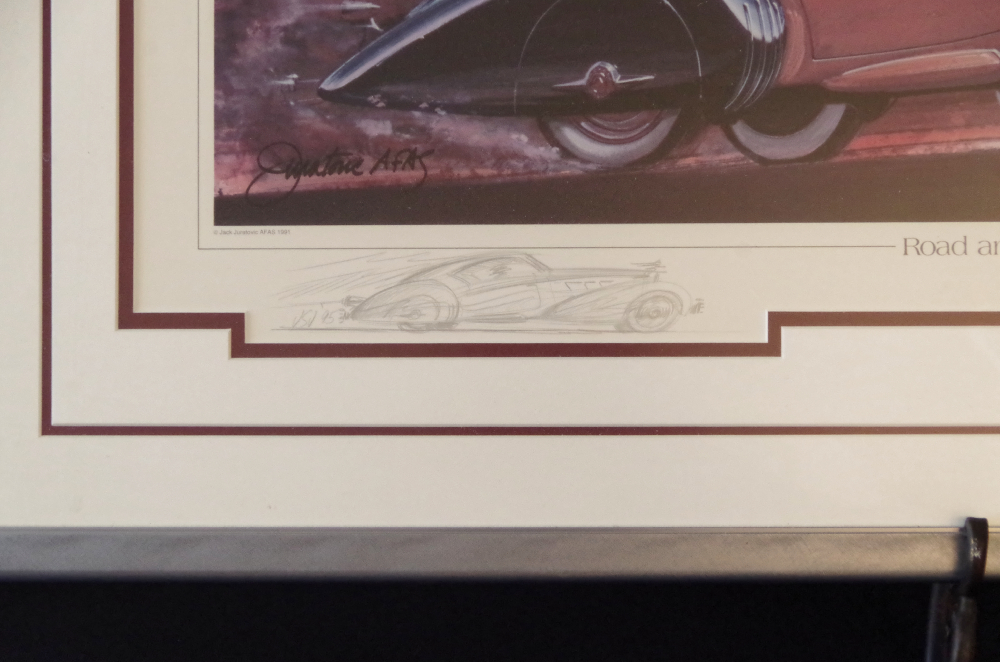 Jack Juratovic 'Road and Track' Series Signed and Numbered Print