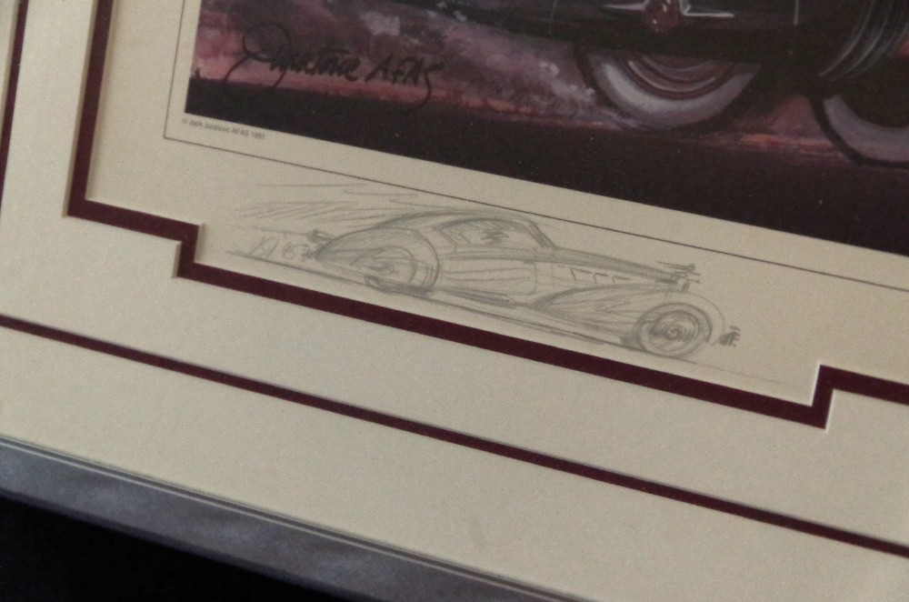 Jack Juratovic 'Road and Track' Series Signed and Numbered Print