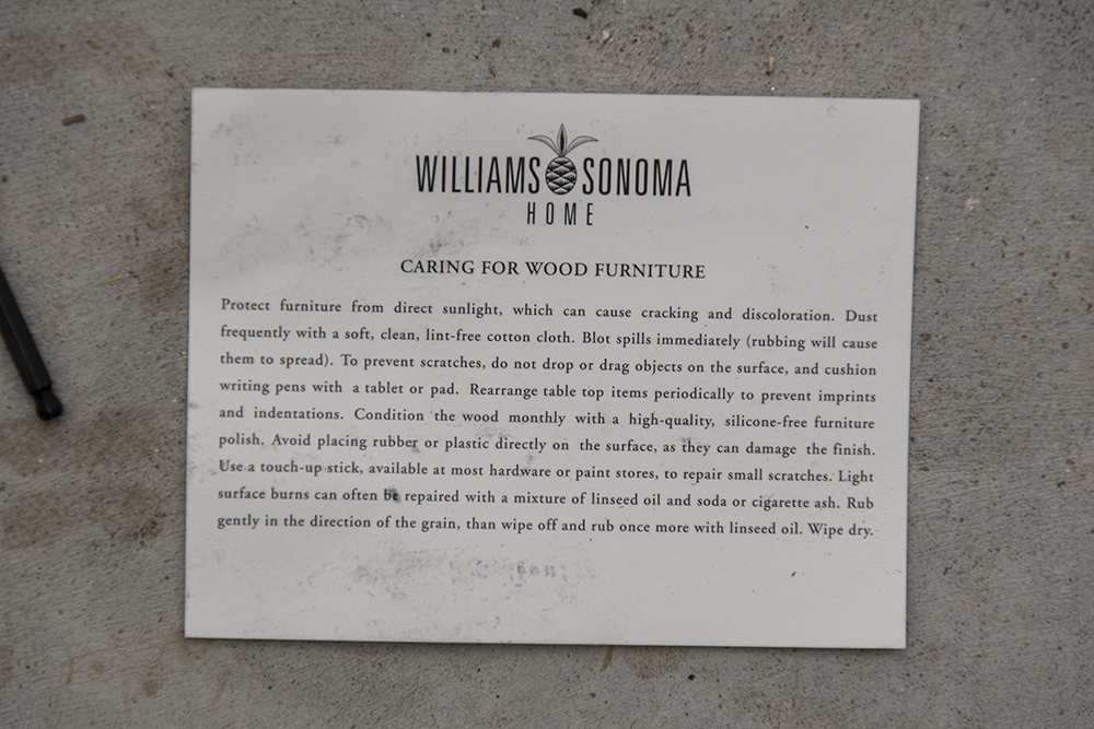 William Sonoma St.Helena Bed