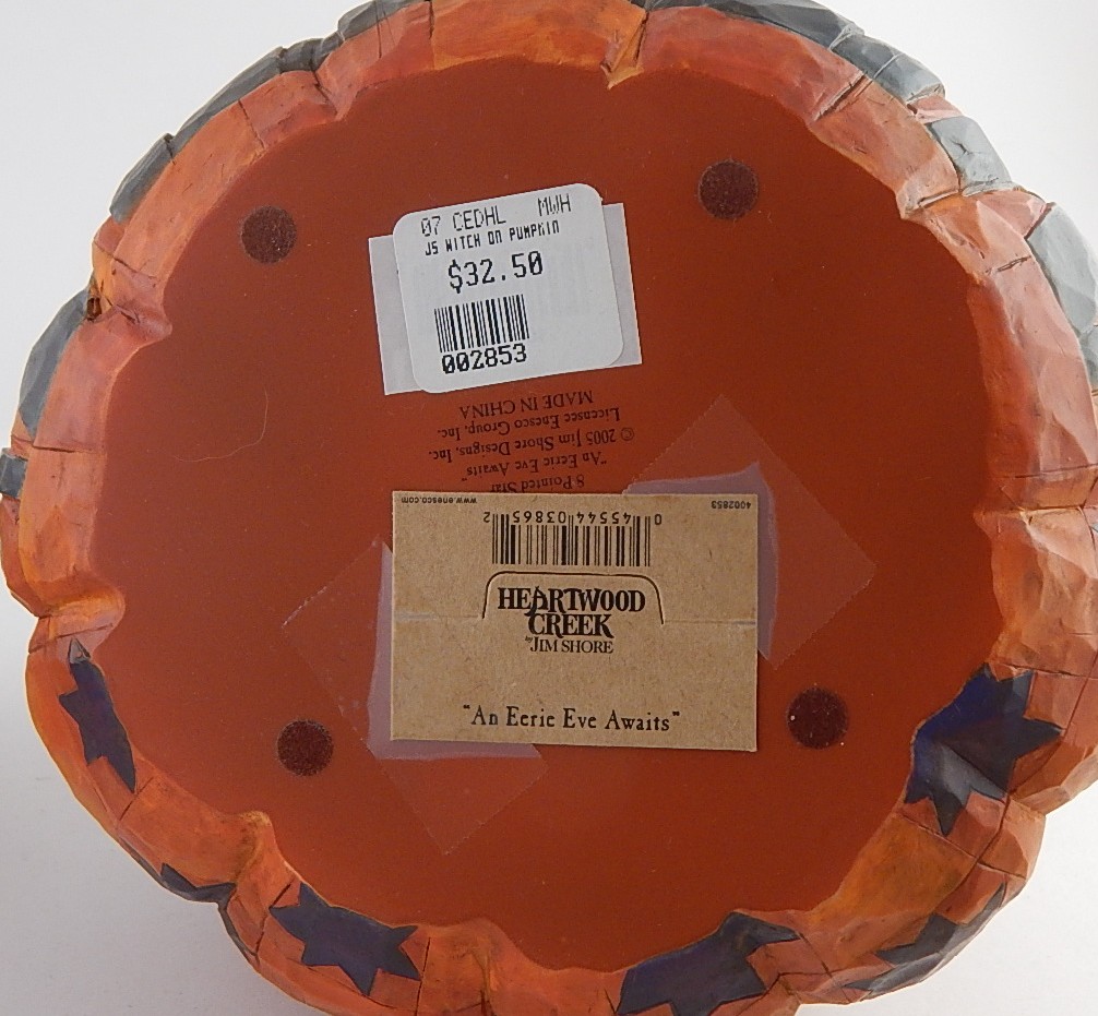 Three Halloween Jim Shore Heartwood Creek Halloween Collectibles