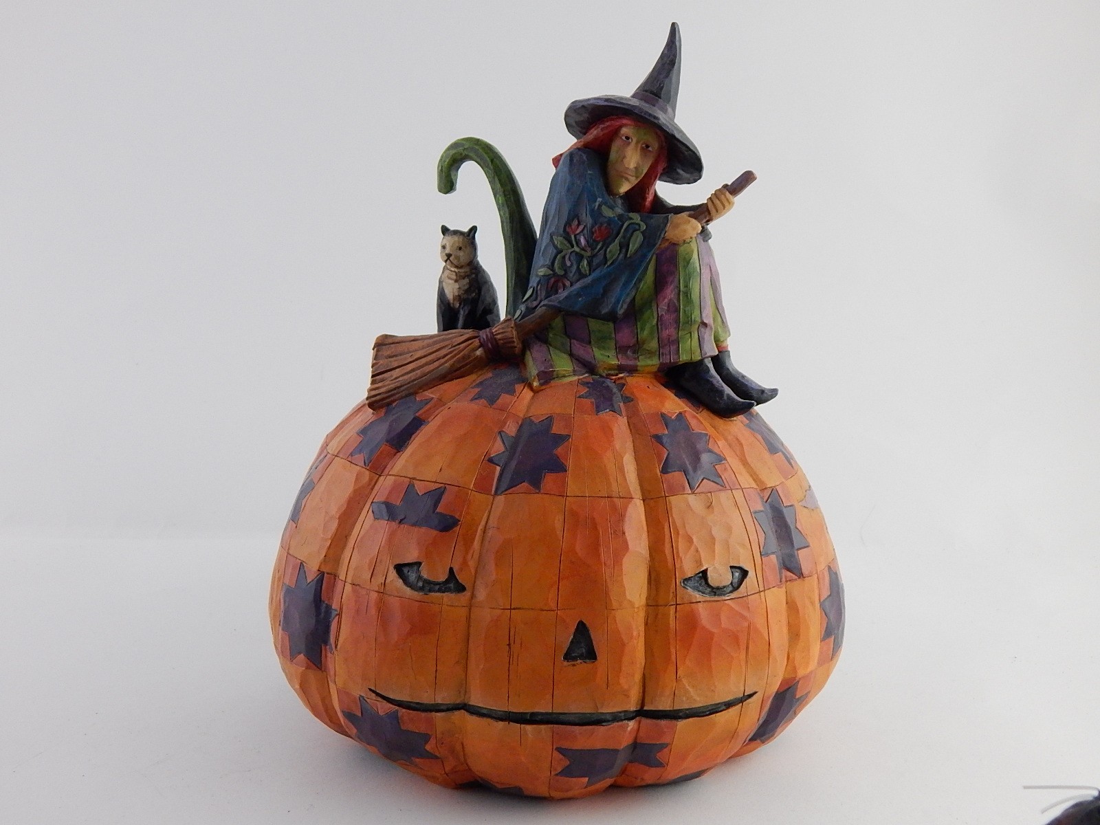 Three Halloween Jim Shore Heartwood Creek Halloween Collectibles