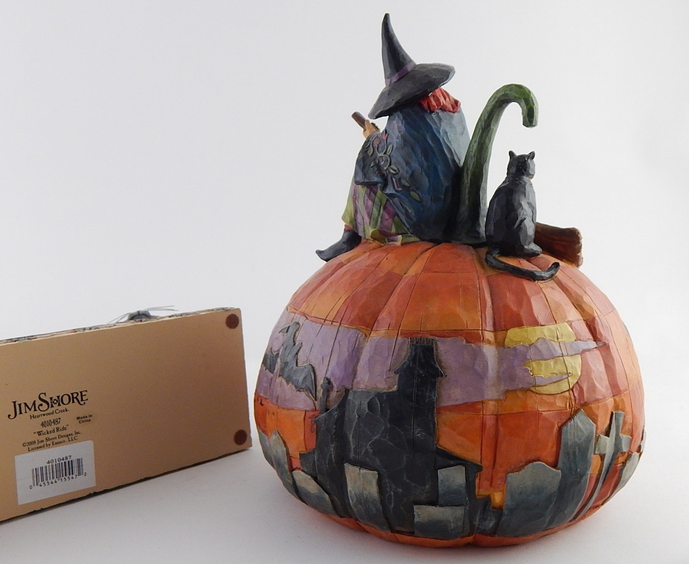 Three Halloween Jim Shore Heartwood Creek Halloween Collectibles