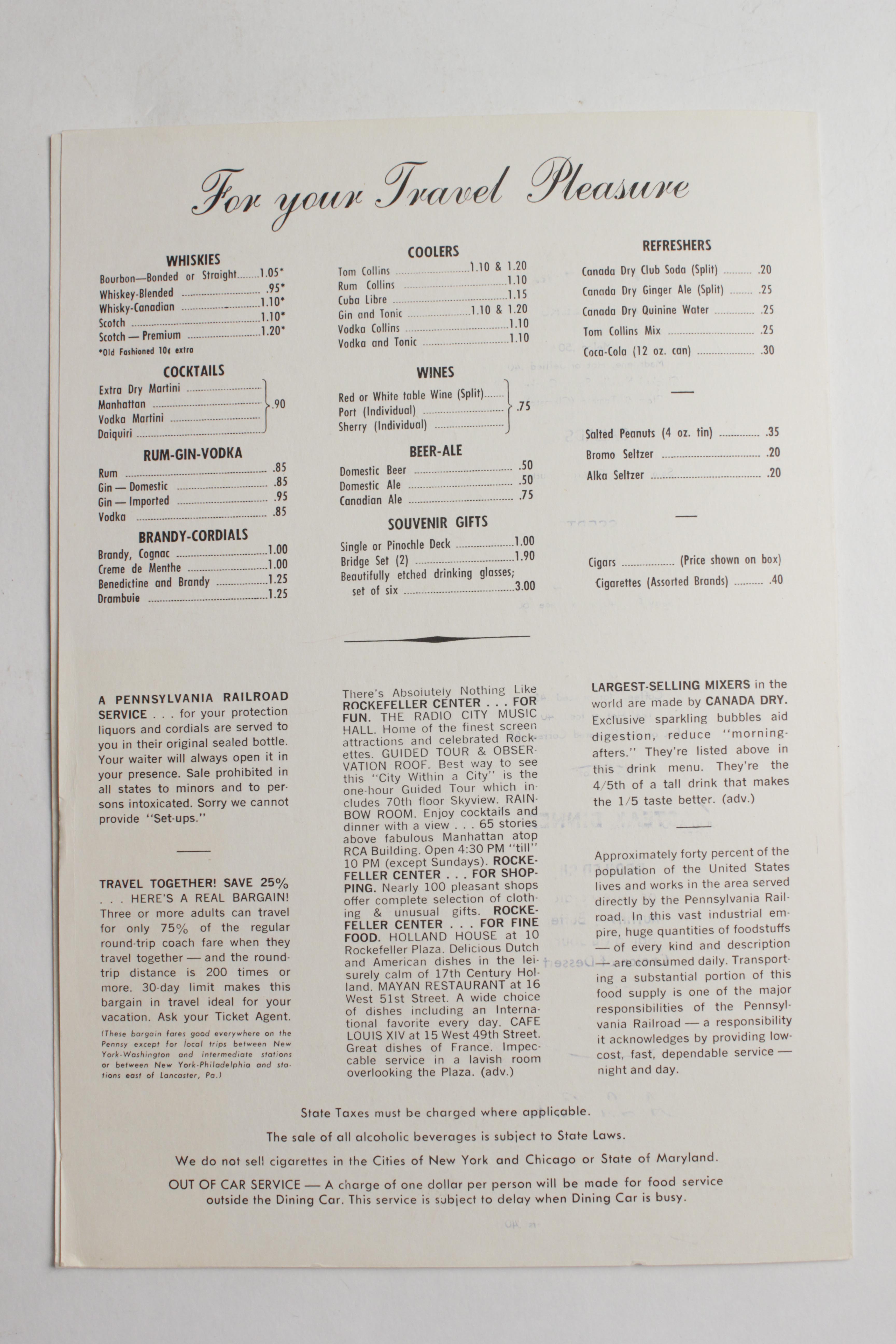 Vintage Pennsylvania Railroad Collectibles