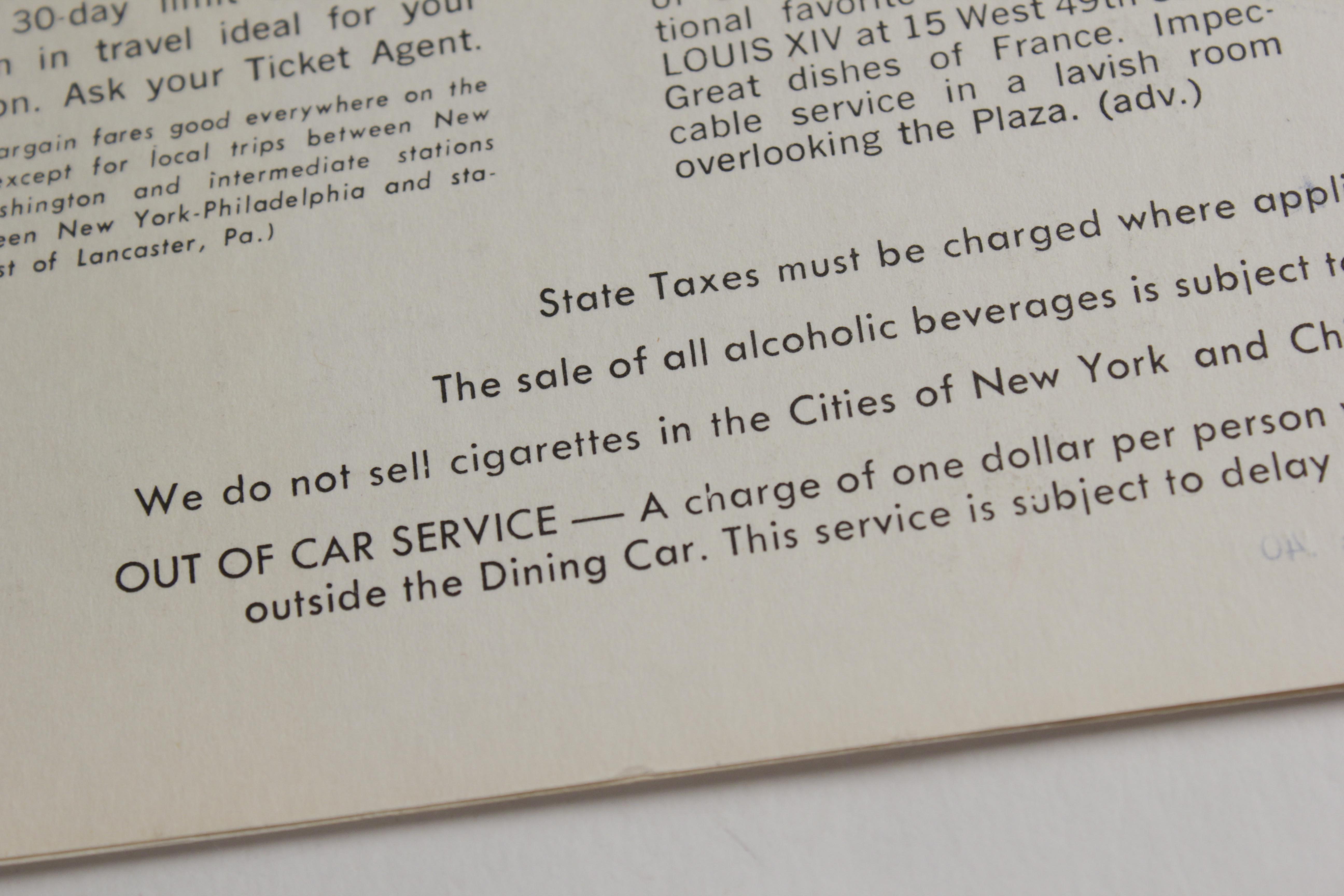 Vintage Pennsylvania Railroad Collectibles