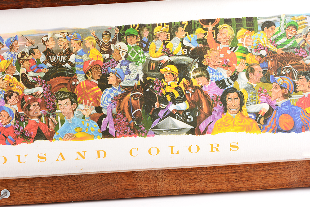 Kentucky Derby Themed Framed Print by Pierre Bellocq