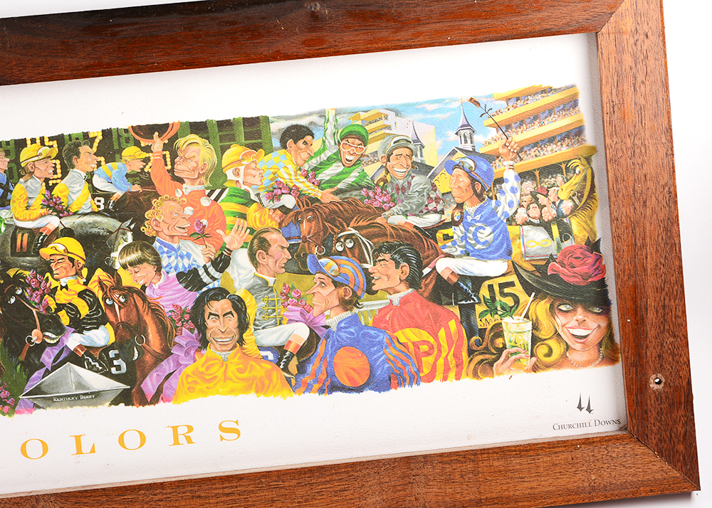 Kentucky Derby Themed Framed Print by Pierre Bellocq