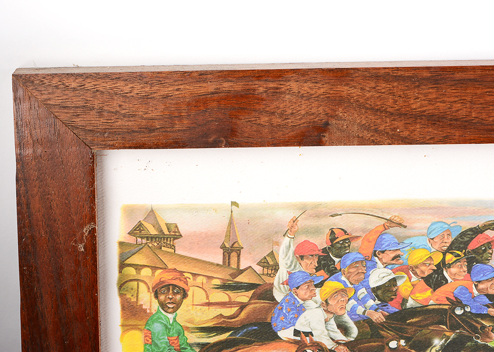 Kentucky Derby Themed Framed Print by Pierre Bellocq