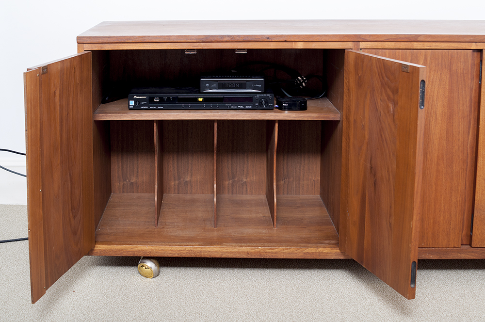 Teak Media Cabinet