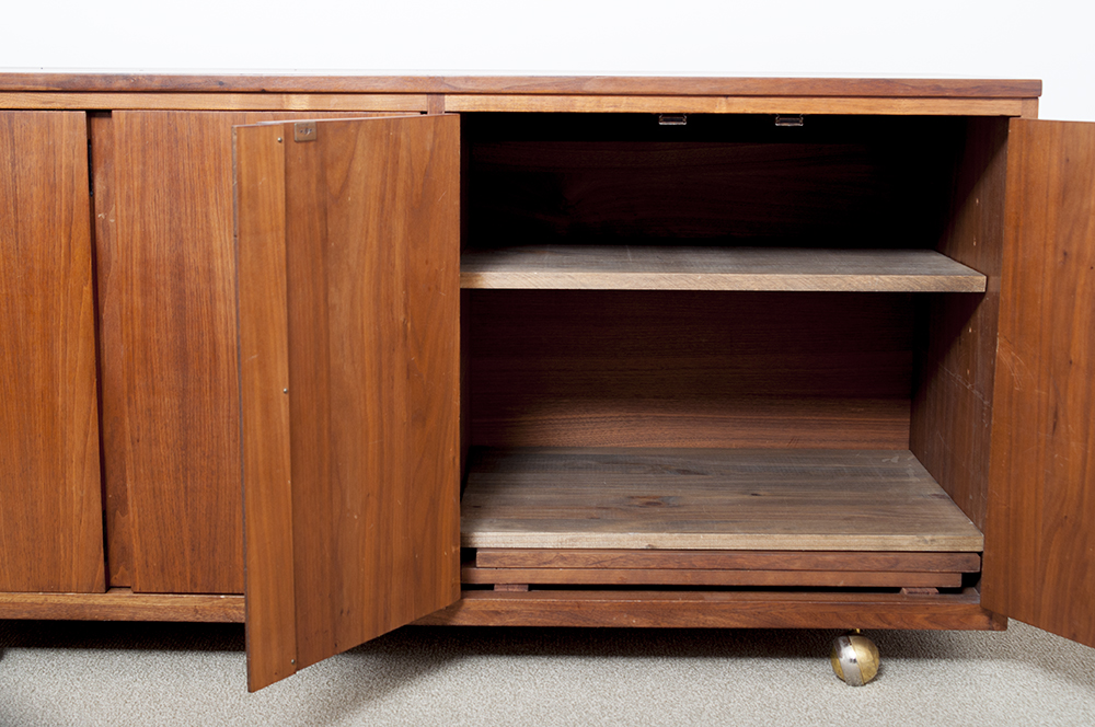 Teak Media Cabinet