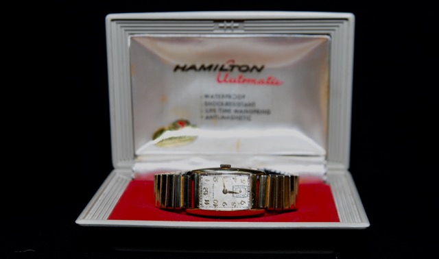 Vintage Hamilton Watch with a 14kt Gold Back