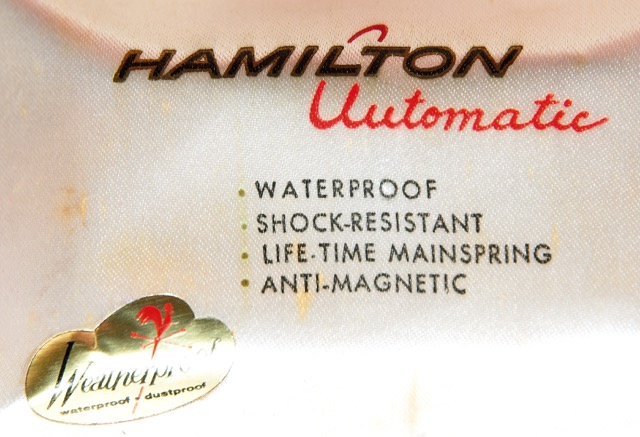 Vintage Hamilton Watch with a 14kt Gold Back